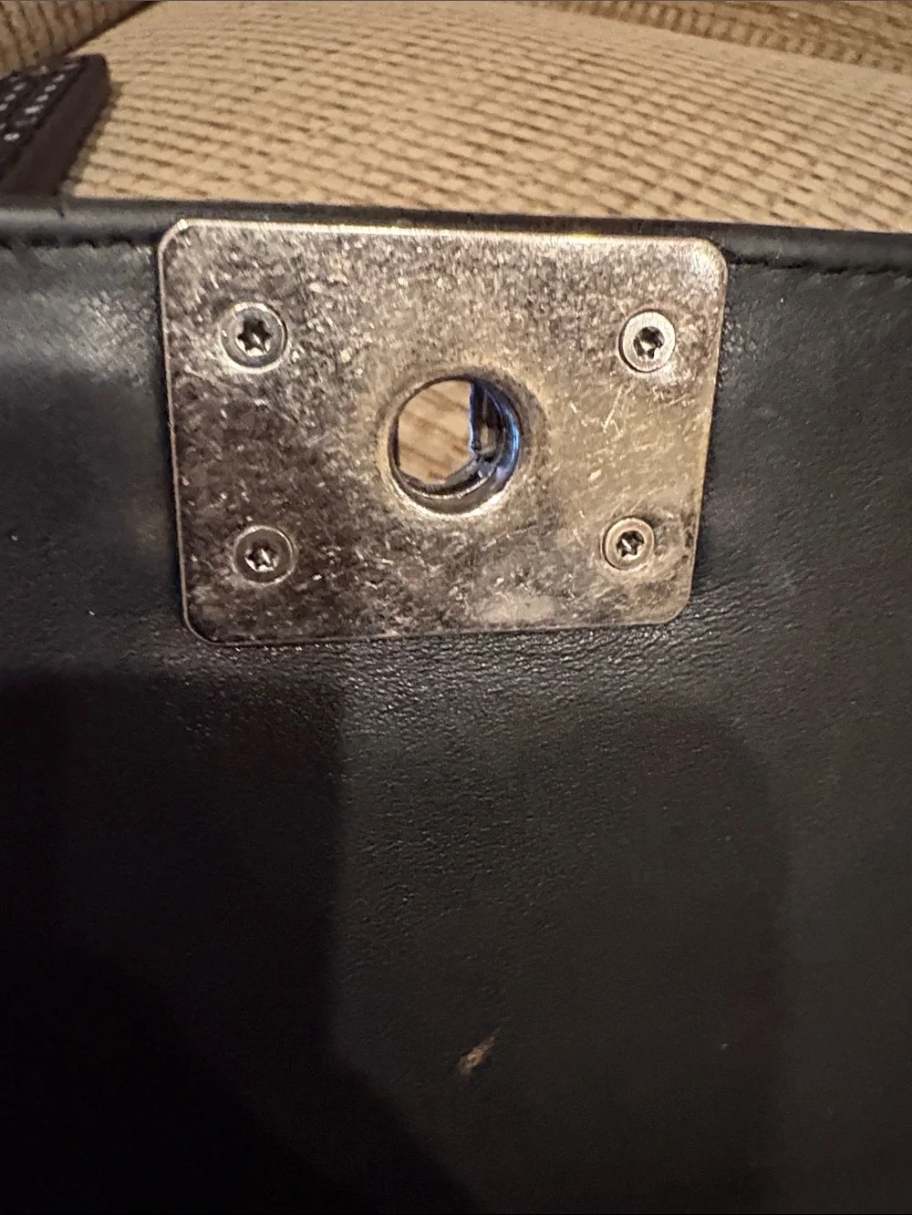 CHANEL Black Quilted Boy Crossbody with Silver CC Lock